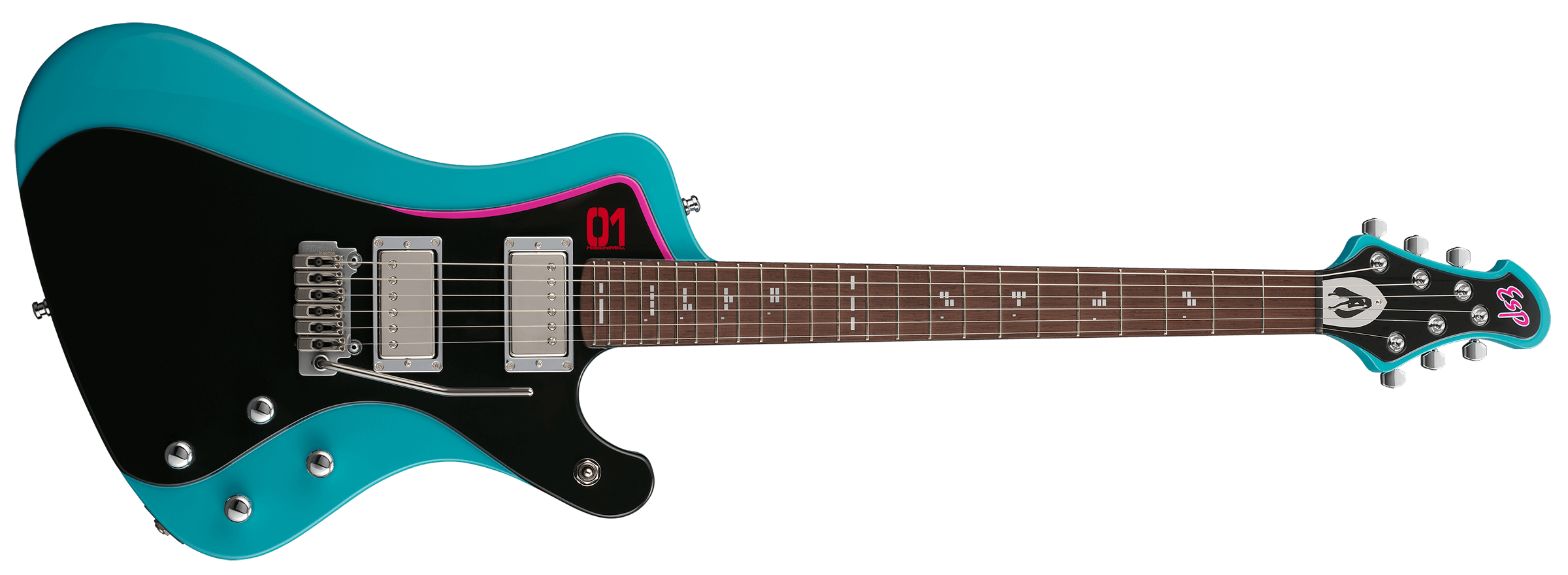 初音ミク シグネチュアモデル ESP STREAM-Miku-Custom 発売 | ESP GUITARS