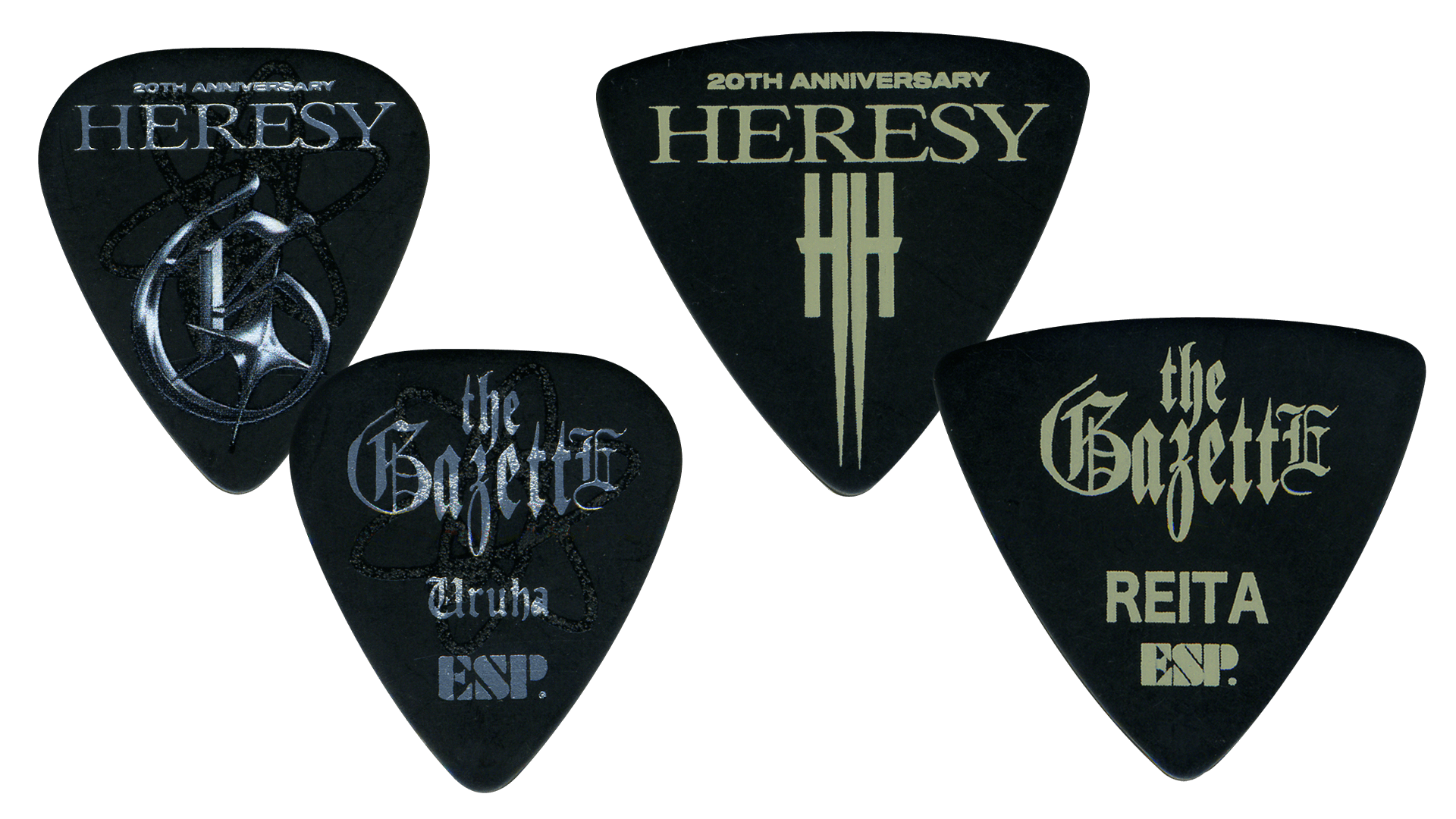 the GazettE「20th ANNIVERSARY -HERESY-」で麗＆REITAが使用した