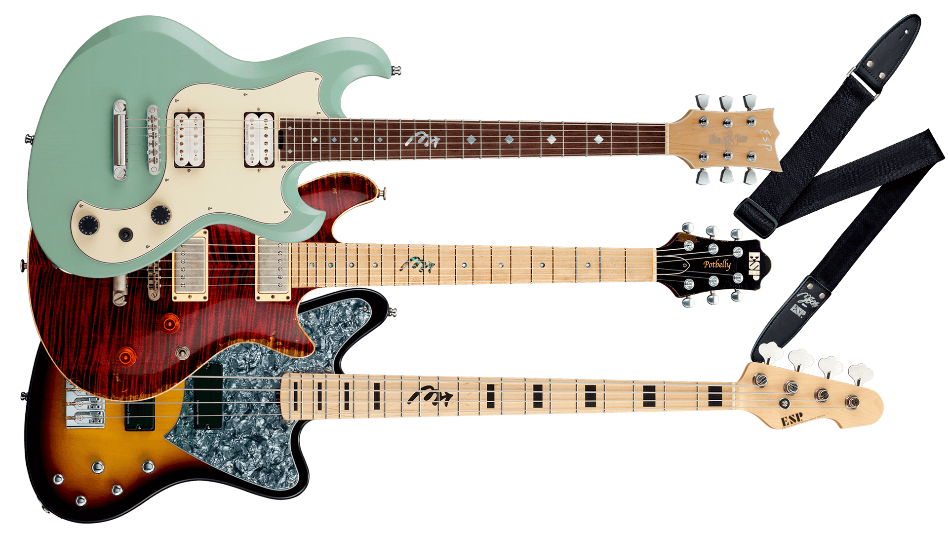 MyGO!!!!! から、千早 愛音、要 楽奈、長崎 そよのモデルが発売 | ESP