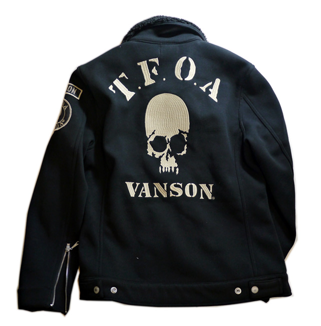VANSON (バンソン）/ クローズ WORST コラボ ボンディングジャケット