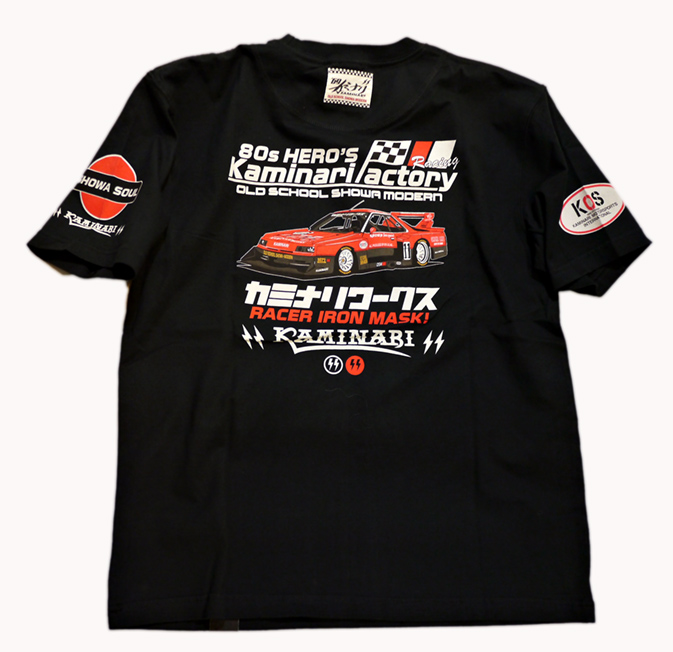 Kaminari カミナリ 「KAMINARI FACTORY」 半袖Tシャツ KMT-185