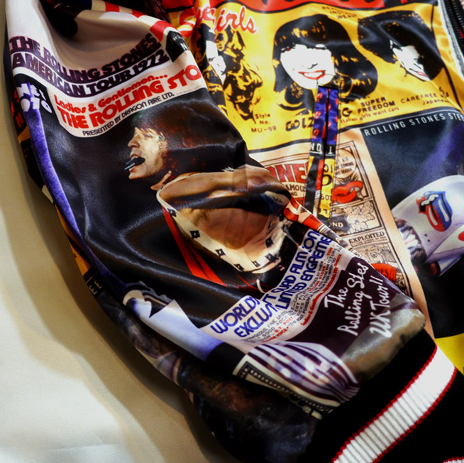 ローリングストーンズ / JACKROSE コラボ 桜吹雪 リバーシブル