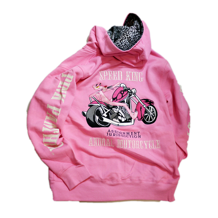 FLAGSTAFF(フラッグスタッフ) / ピンクパンサー 刺繍 ジップパーカー