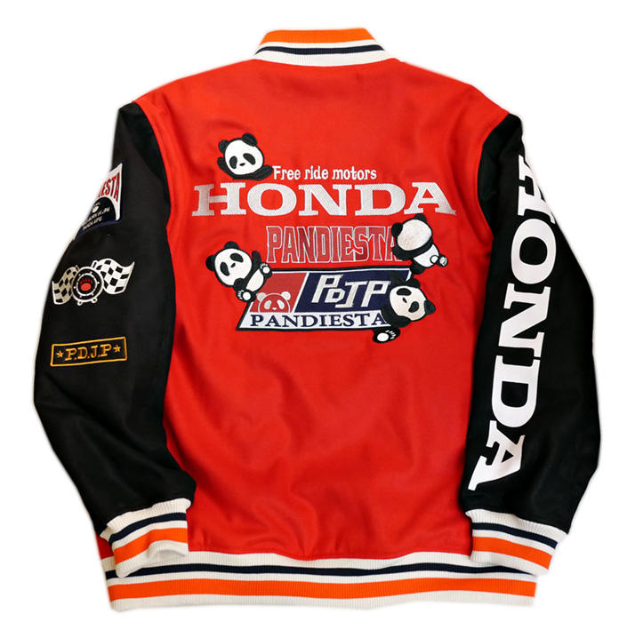 Honda Pandiesta HRC TEAM コラボ スタジアムジャンパー 592505 レッド