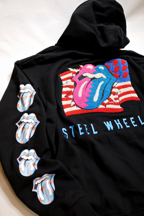 ローリングストーンズ / JACKROSE コラボ プルオーバー パーカー