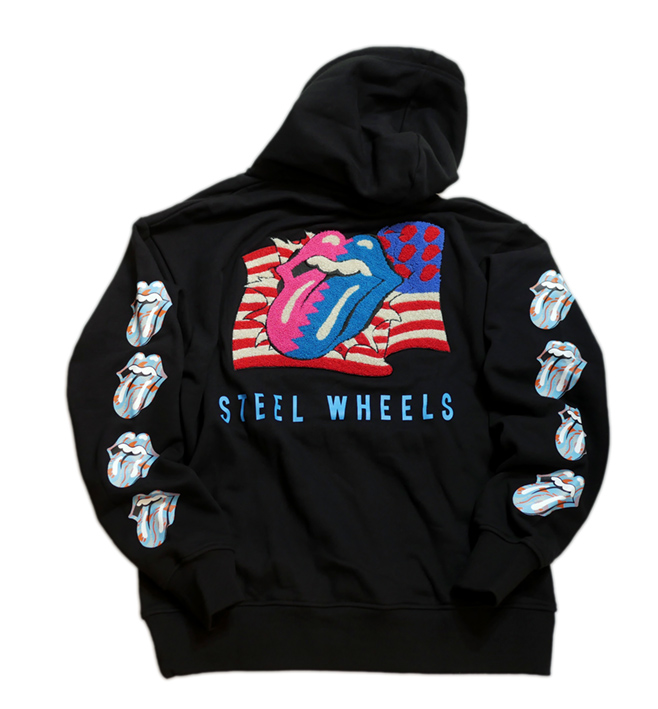 ローリングストーンズ / JACKROSE コラボ プルオーバー パーカー