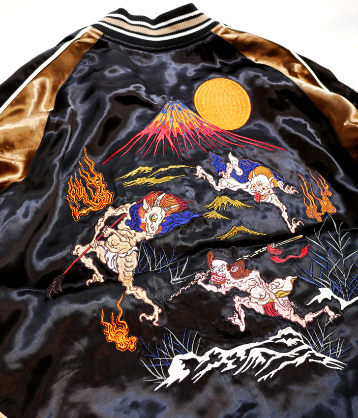 Japanesque （ジャパネスク）[ 百鬼夜行 ] 刺繍 リバーシブル