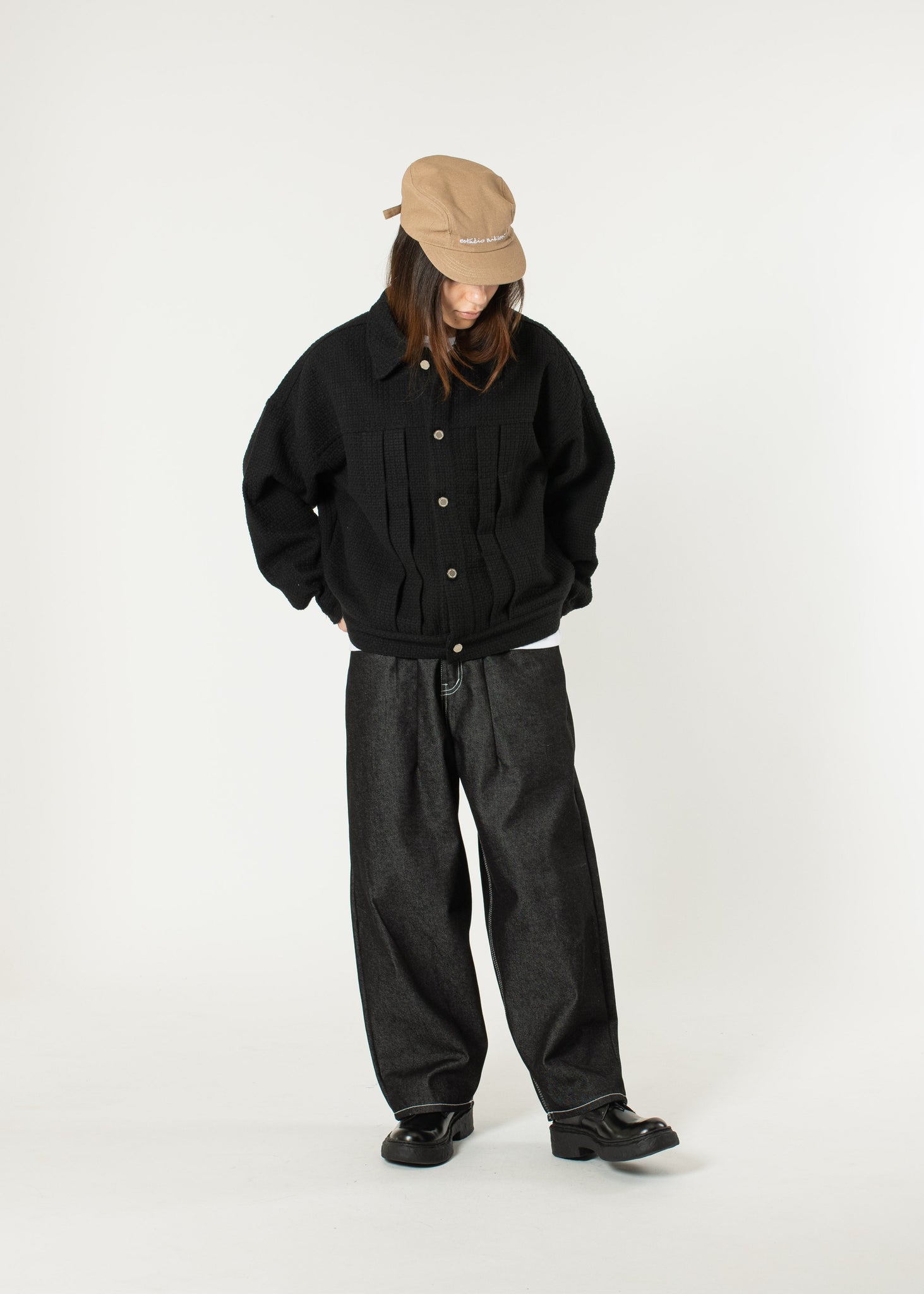 Pleated Boxy Jacket – Estudio Niksen