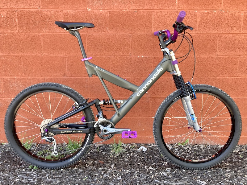 1996 cannondale super v custom geo xl For Sale