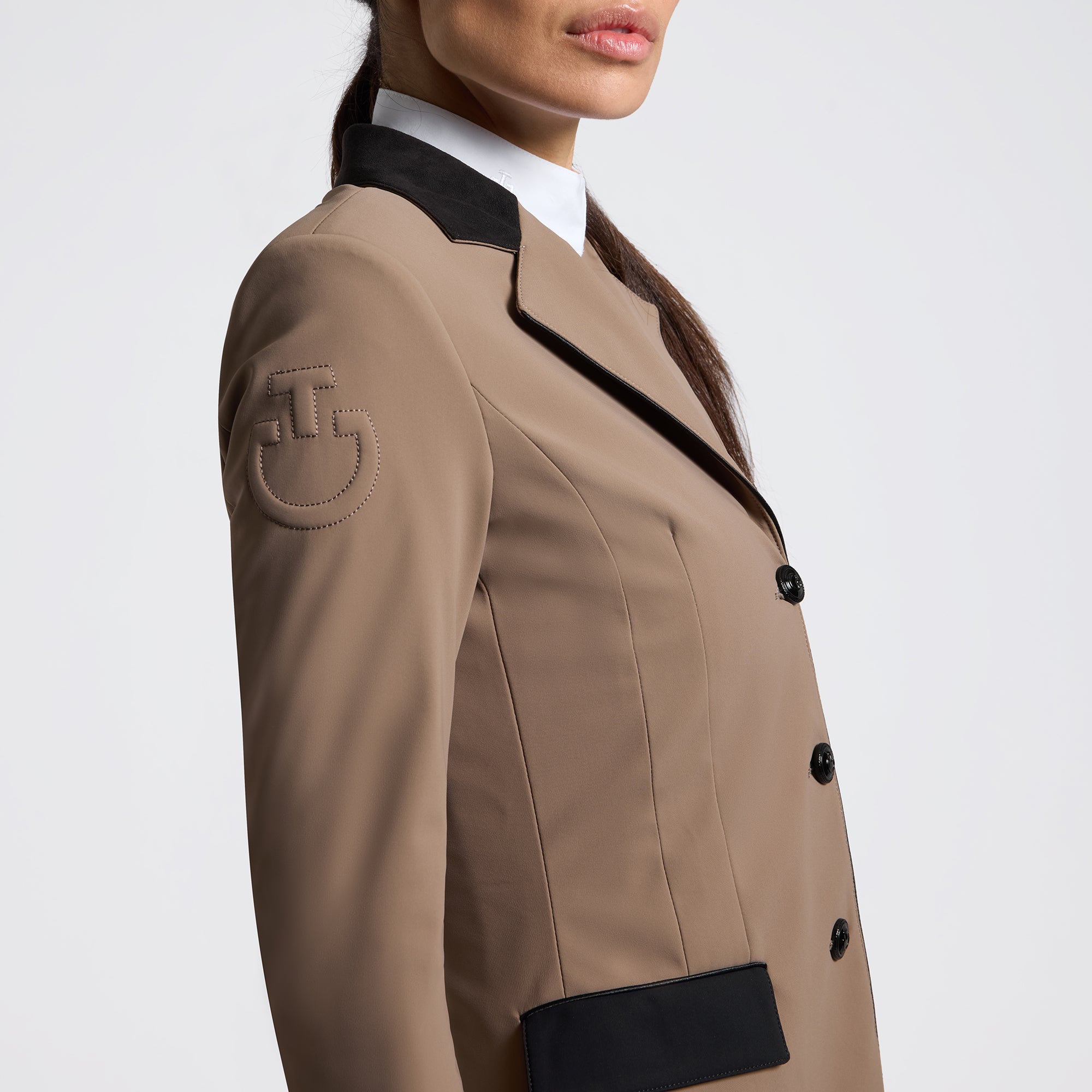 Cavalleria Toscana Women's Show Jacket Walnut| EquiZone Online