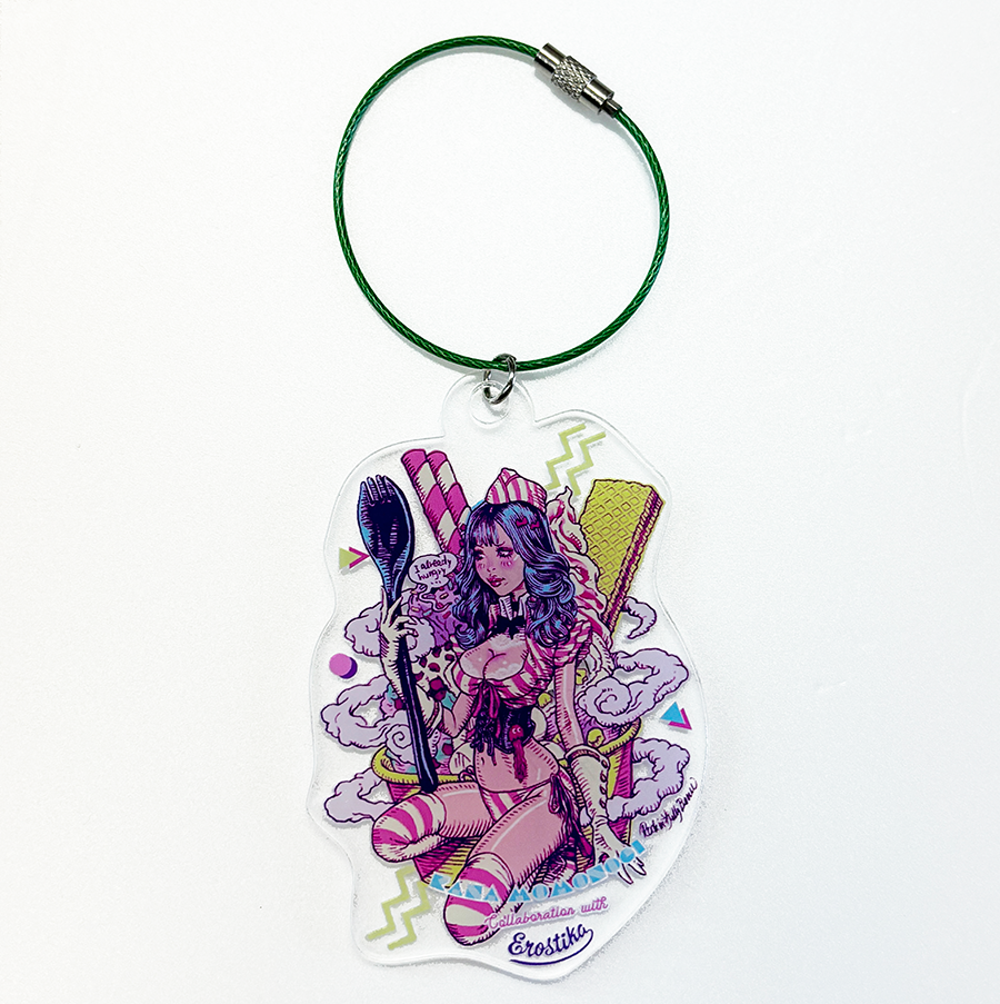 桃乃木かな x Rockin'Jelly Bean” Acrylic Keychain – EROSTIKA