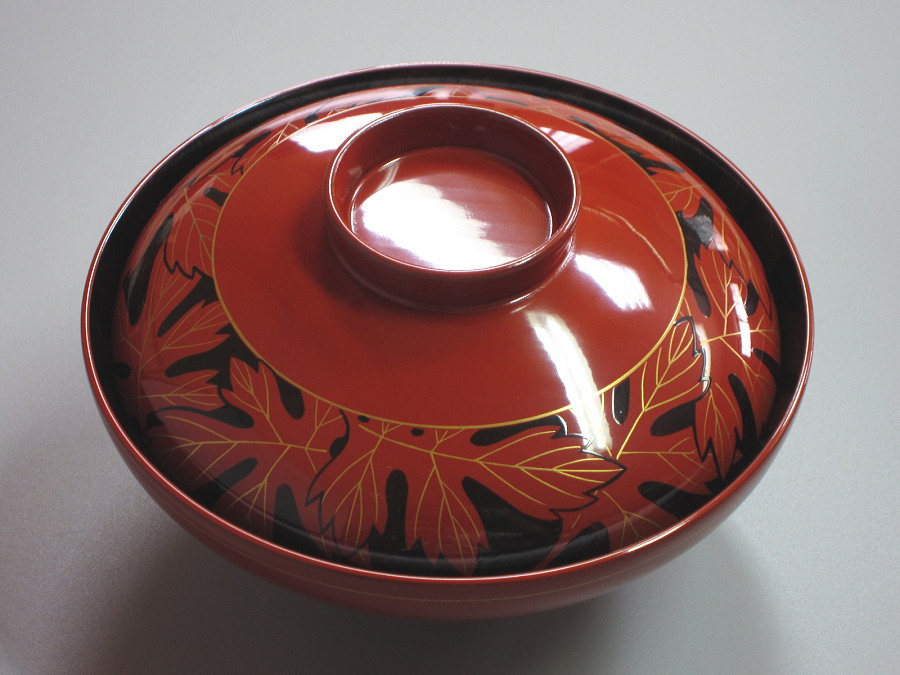 金蒔絵 塗師 金森春次 吸物椀 十客 共箱 長期保管品 - 懐石道具 茶道具