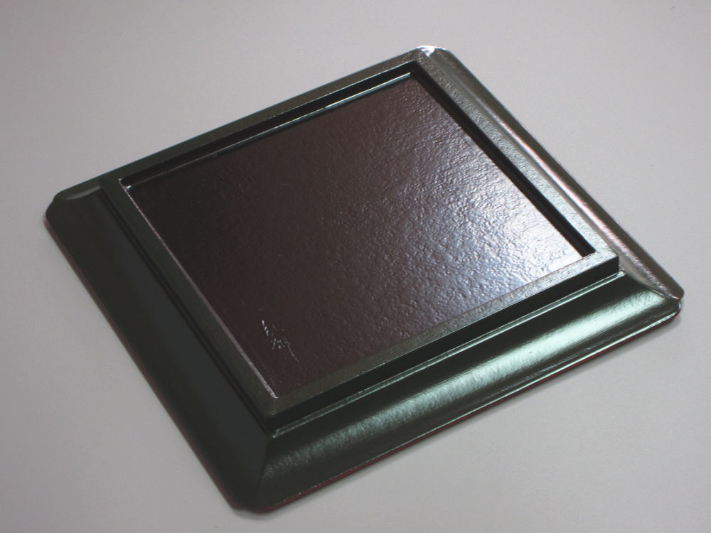 茶道具商(有)越中屋 一閑塗 若狭盆 鈴木表朔造 共箱