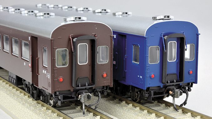 Nゲージ 国鉄10系寝台客車(茶色)セット 国鉄客車 ナハフ10形(茶色