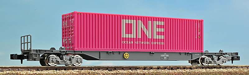 JR貨物 コキ106形（前期形・新塗装・ONEコンテナ付） – 新製品紹介