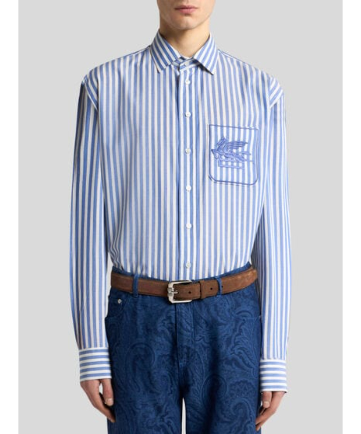 ETRO/エトロ_Men通販 | ペガソ付き ストライプ シャツ【送料無料