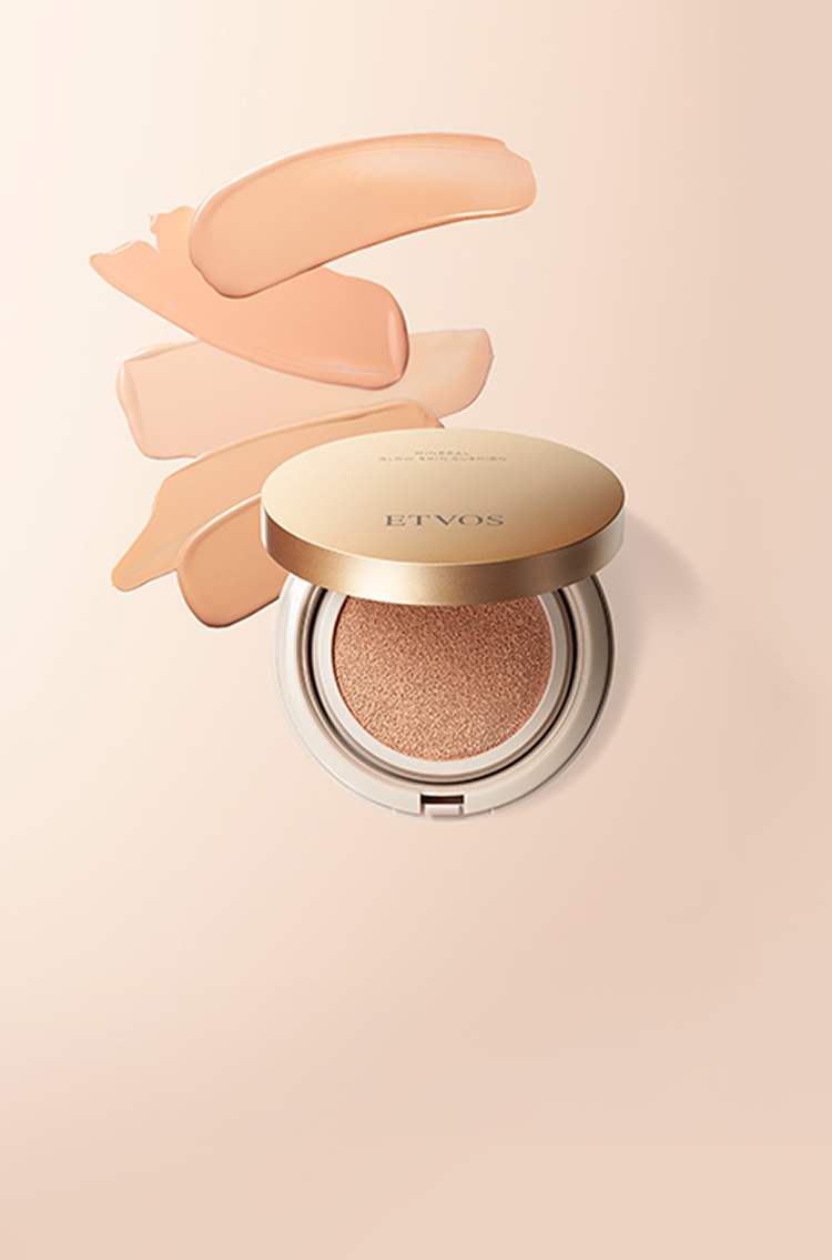 ミネラルグロウスキンクッション（ケース＋パフ付）｜ミネラルメイクの