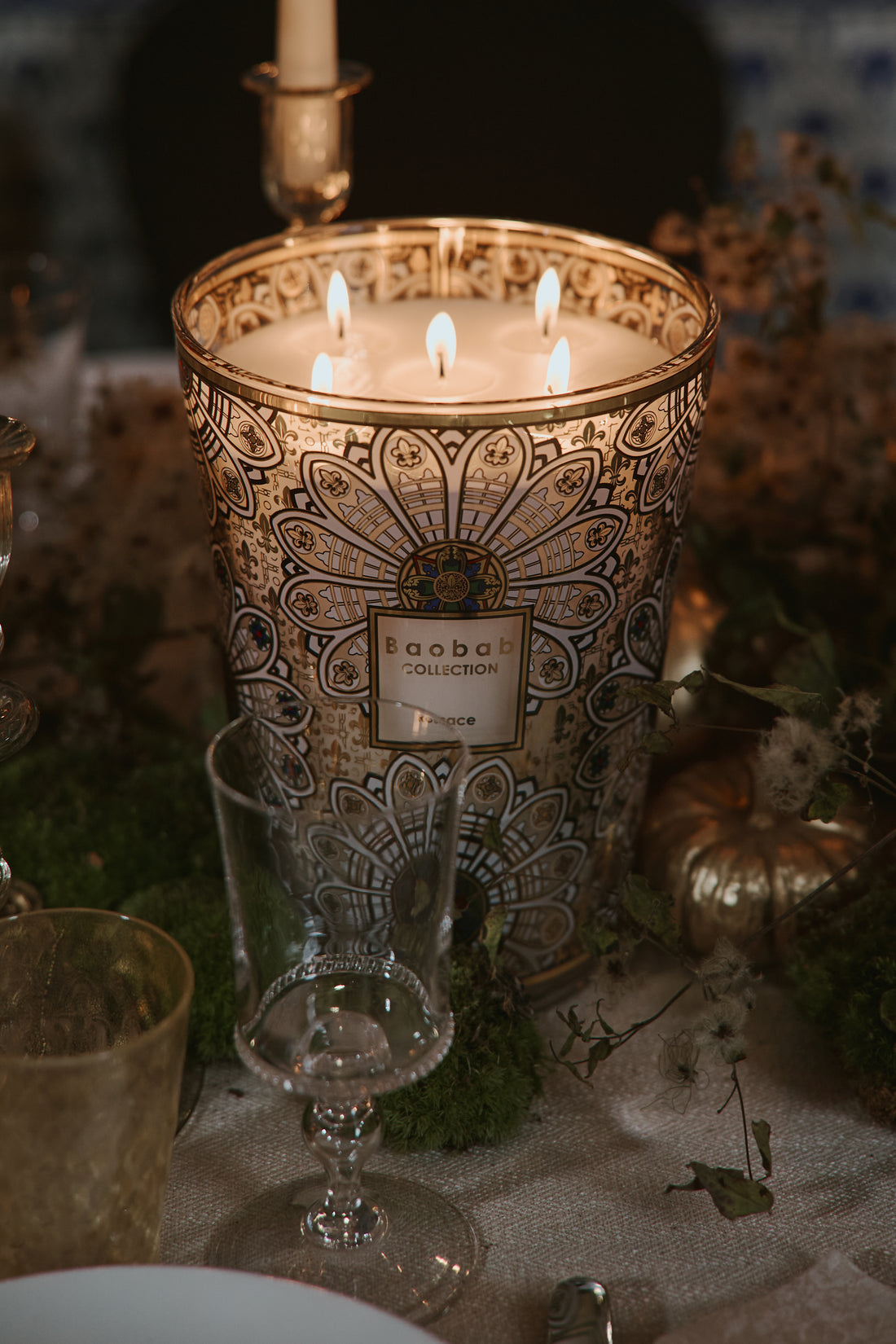 SCENTED CANDLE ROSACE - BAOBAB COLLECTION