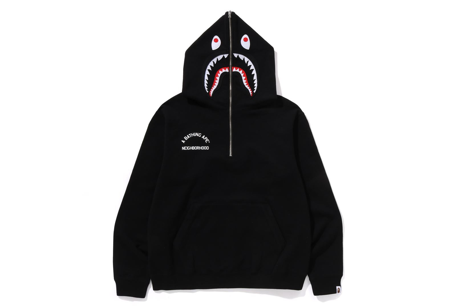 BAPE X NBHD - TWO FACE HALF ZIP PULLOVER HOODIE – eu.bape.com