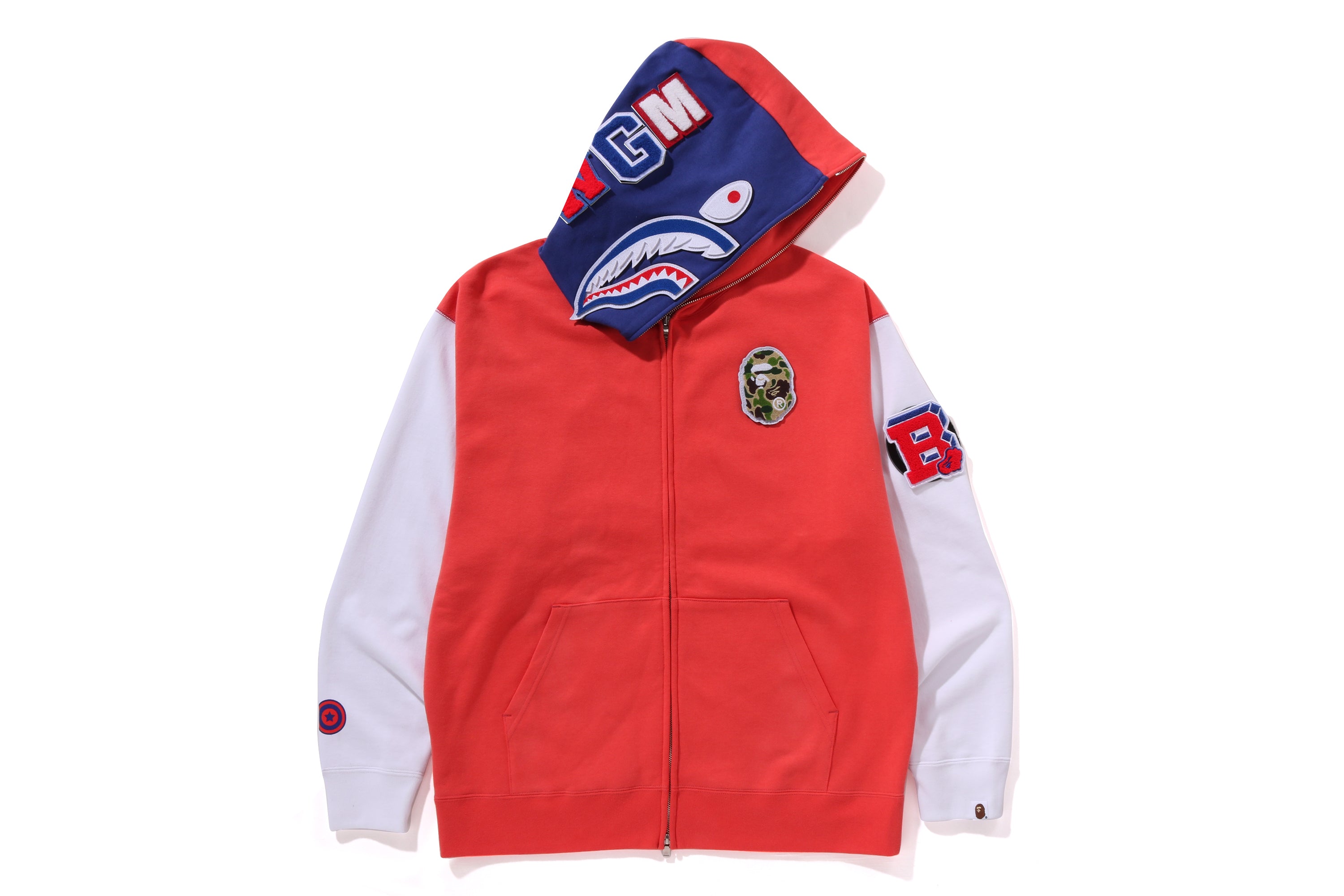 SHARK FULL ZIP HOODIE JAPAN MENS – eu.bape.com