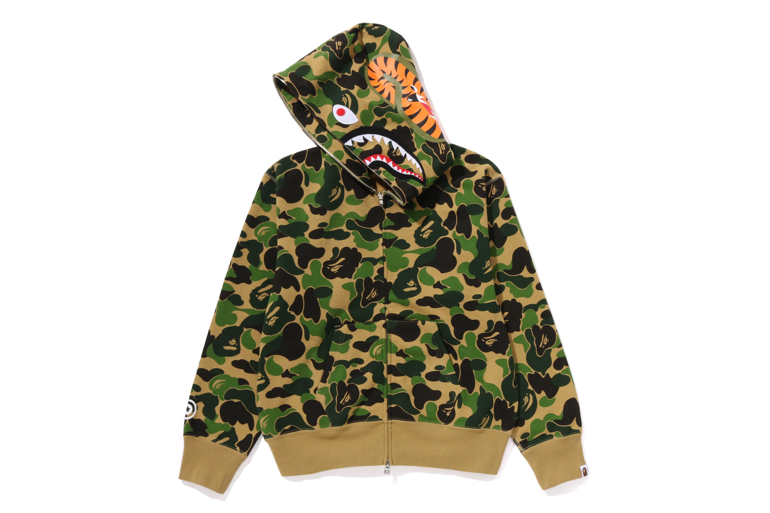 ABC CAMO SHARK FULL ZIP HOODIE LADIES – eu.bape.com
