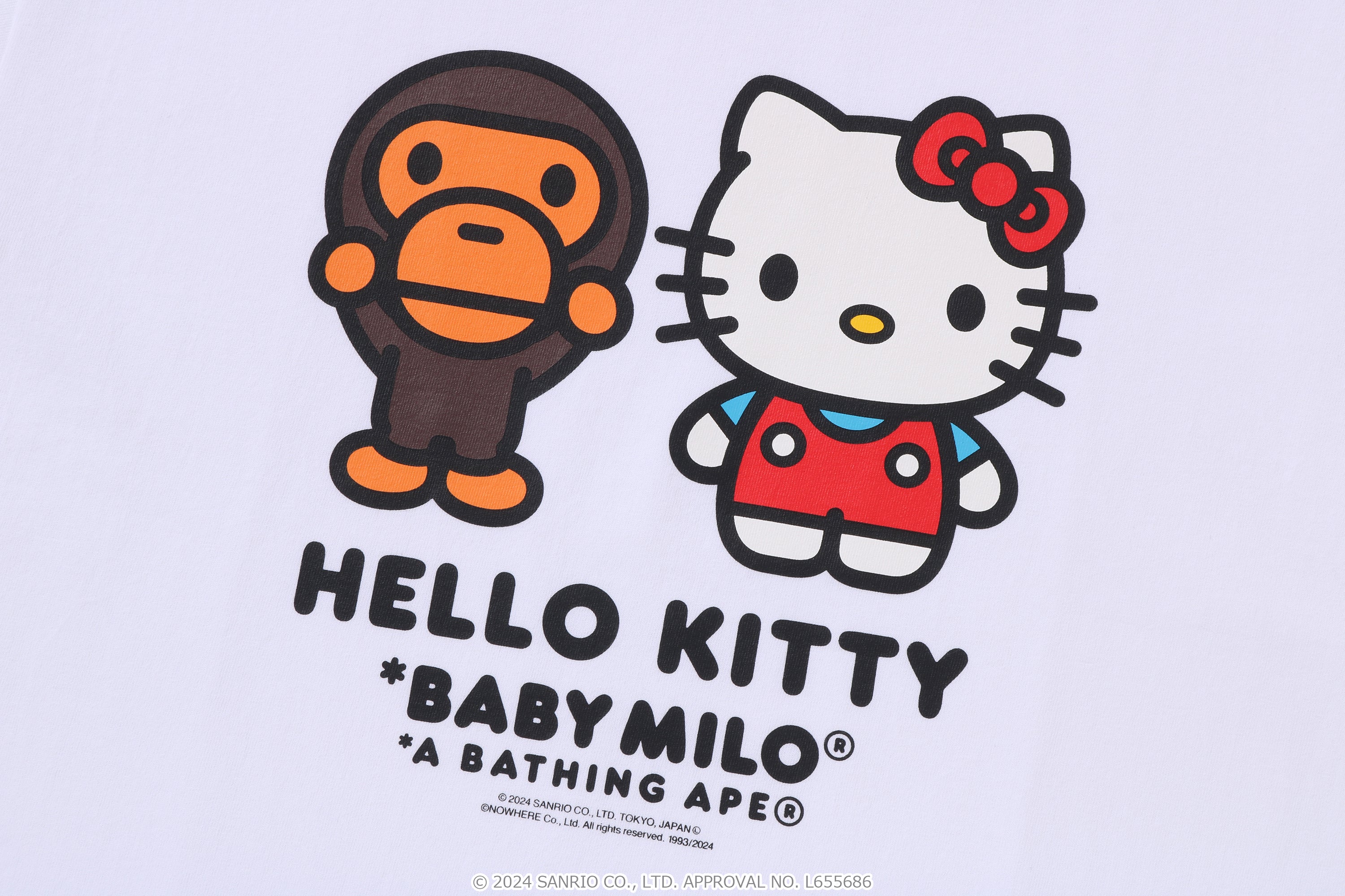 BABY MILO X HELLO KITTY - TEE KIDS – eu.bape.com
