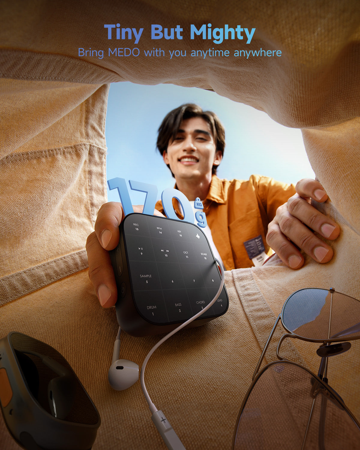 Donner MEDO Synthesizers Portable Multi-Function Musical Instrument