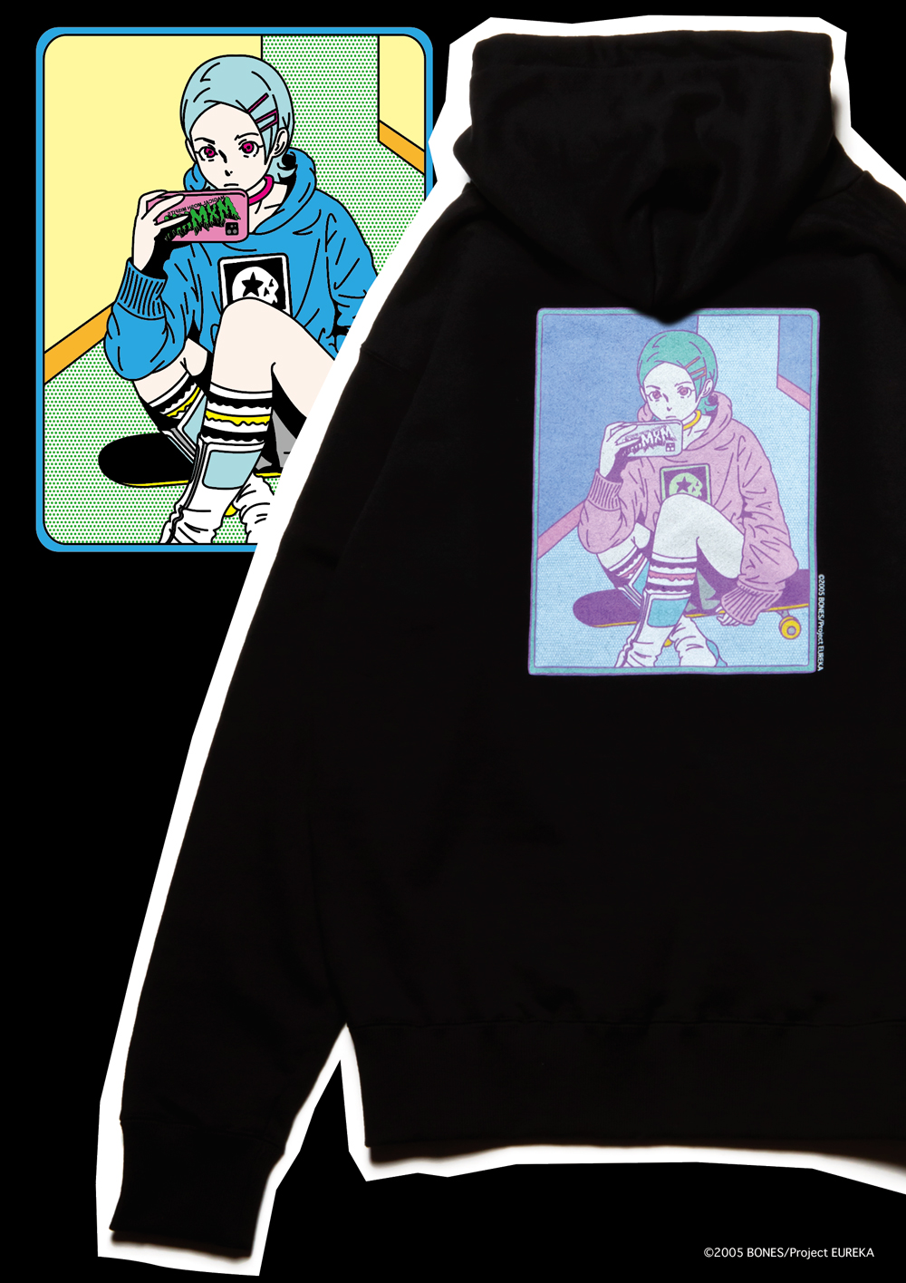 交響詩篇エウレカセブン x MxMxM “EUREKA MOSH MISFITS” HOODIE