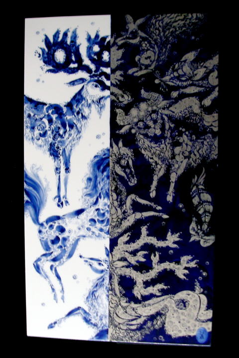 ユーロクラシクス｜マイセン 大型陶板画 プラーク