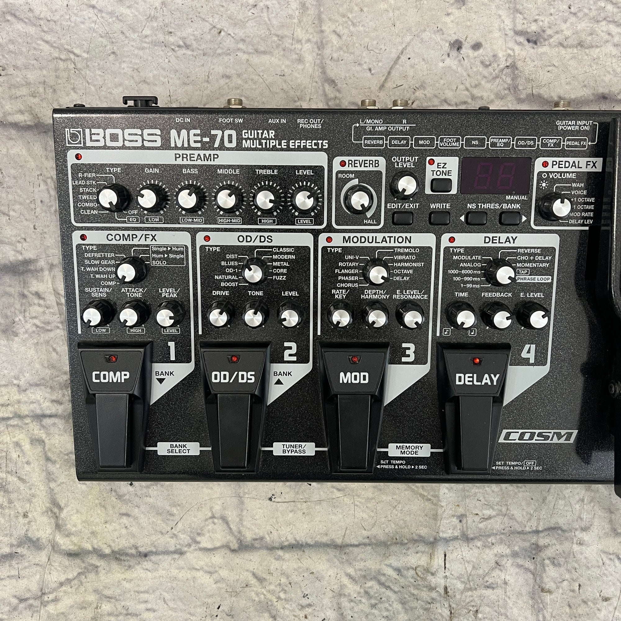 Boss ME-70 Effects Pedal - Evolution Music