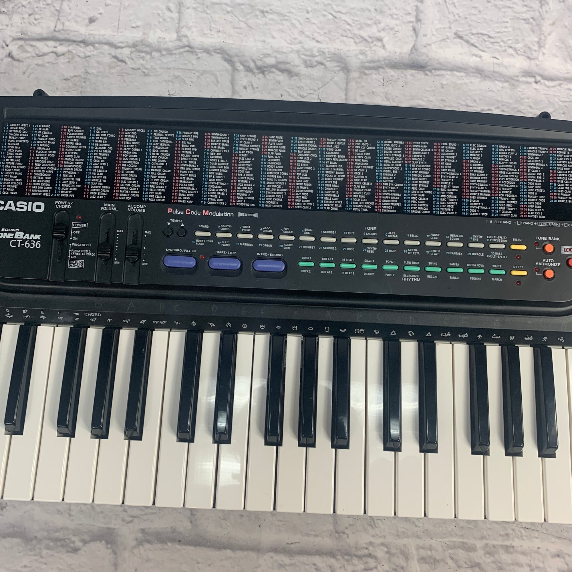 Casio CT-636 Tone Bank 465 Sound Keyboard - Evolution Music