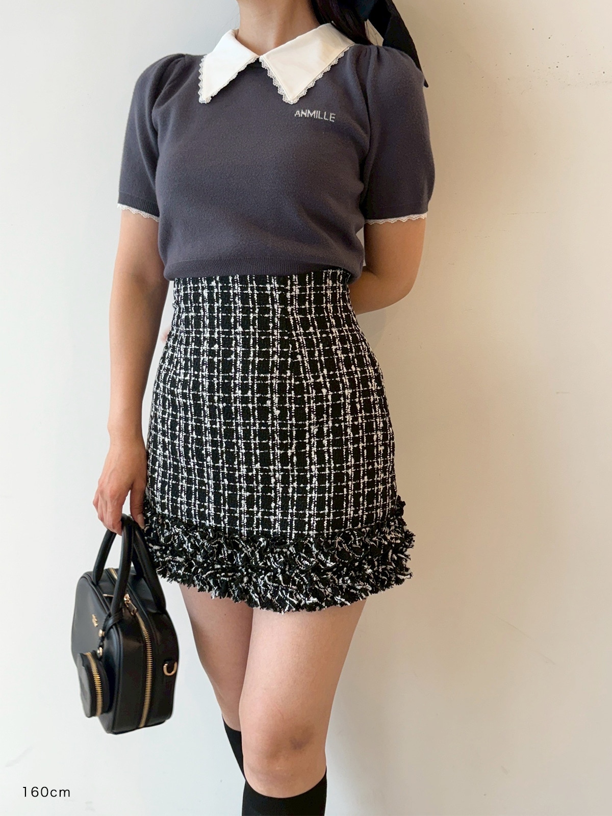 裾フリルミニスカート｜evelyn（エブリン）公式通販サイト