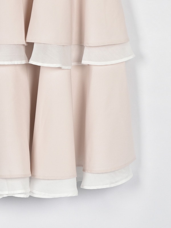 シフォンレイヤードフリルスカート｜evelyn（エブリン）公式通販サイト