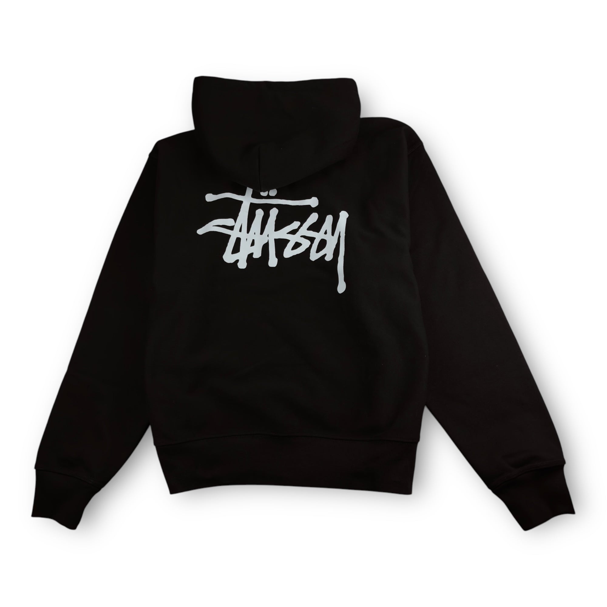Stussy Black Script Zip-Up Hoodie (L) – Exchange