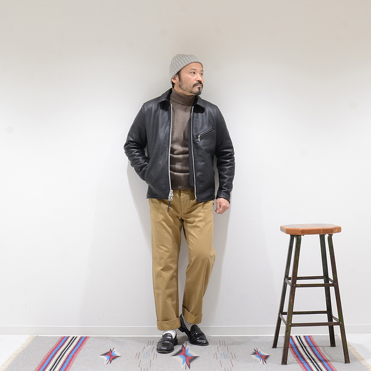 VANSON (バンソン) Explorer別注 ENFIELD-SLIM FITTED SOFT COW