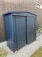 滋賀県近江八幡市内 Y様邸 マツモト物置 NT-187D デザイン物置 守山市