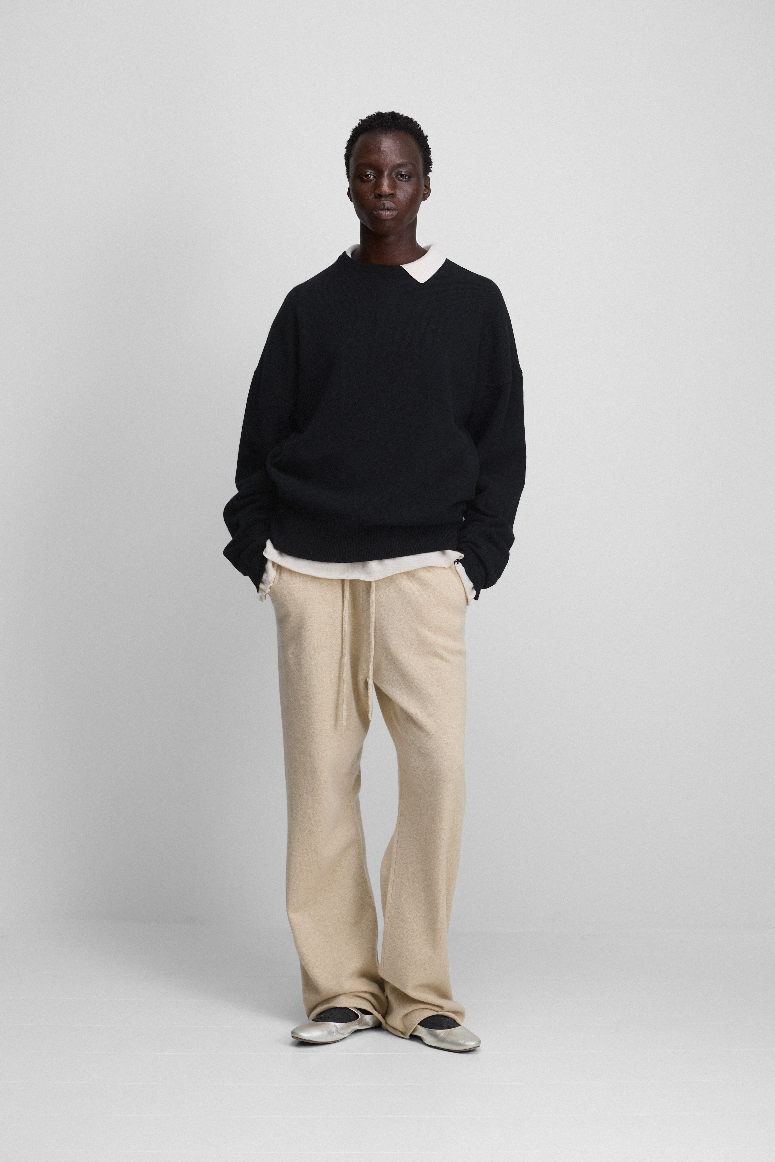 extreme cashmere crewneck sweater unisex – 355 tes – extreme