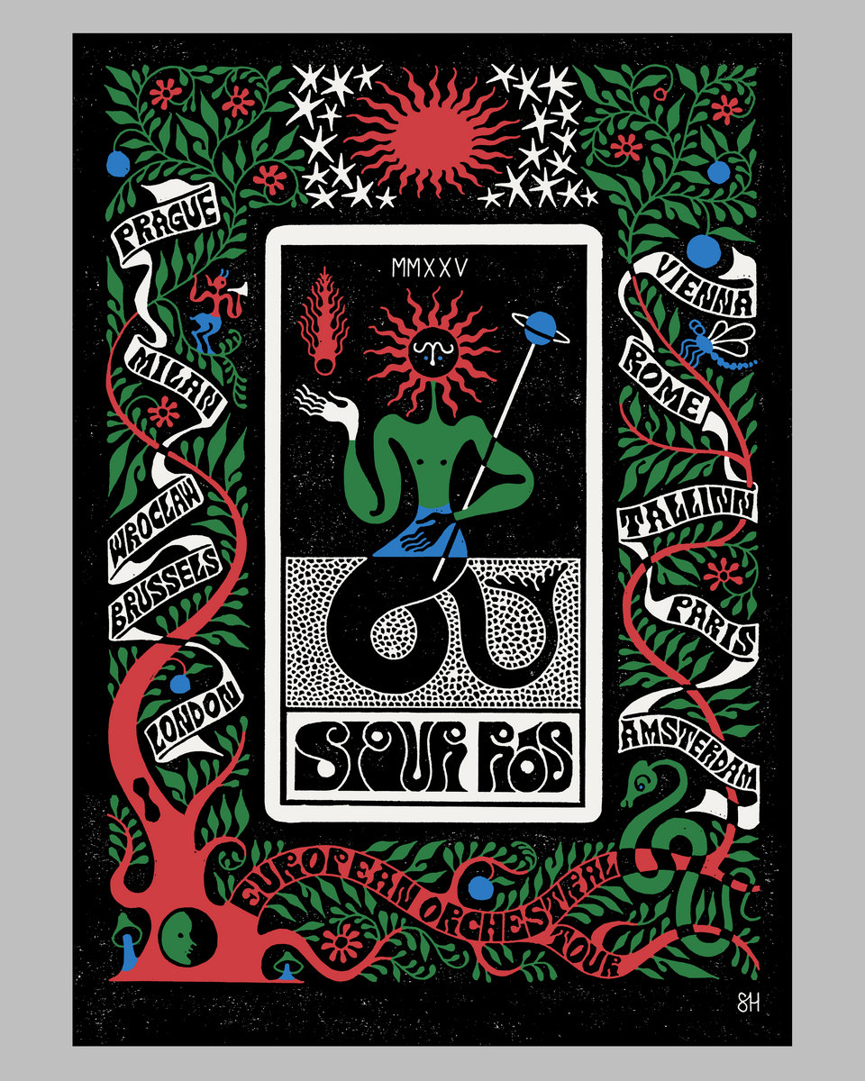Sigur Rós - European Tour Poster (Sep/Oct 2025) | Sigur Rós