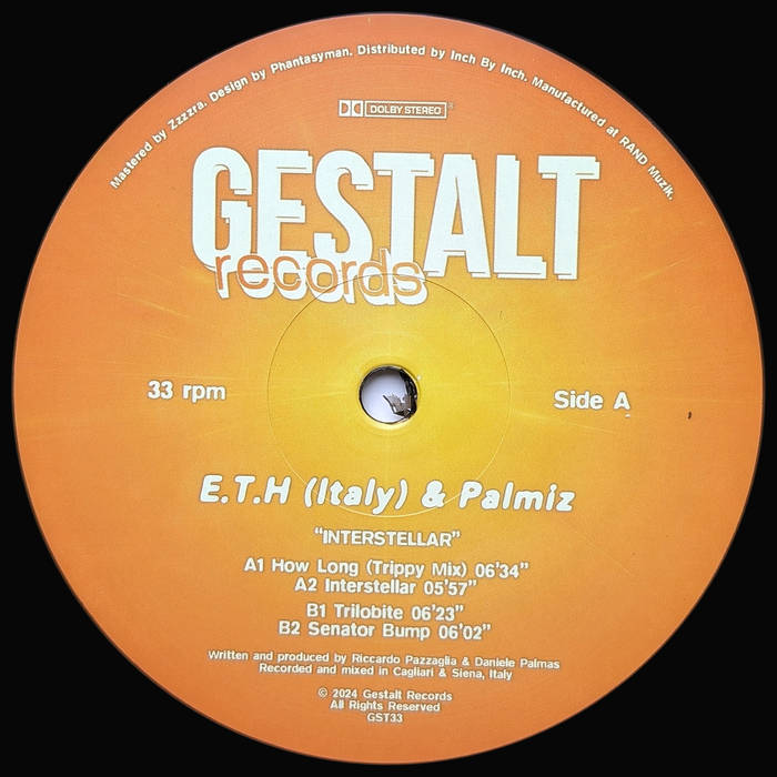Interstellar (GST33) | E.T.H (Italy) & Palmiz | Gestalt Records