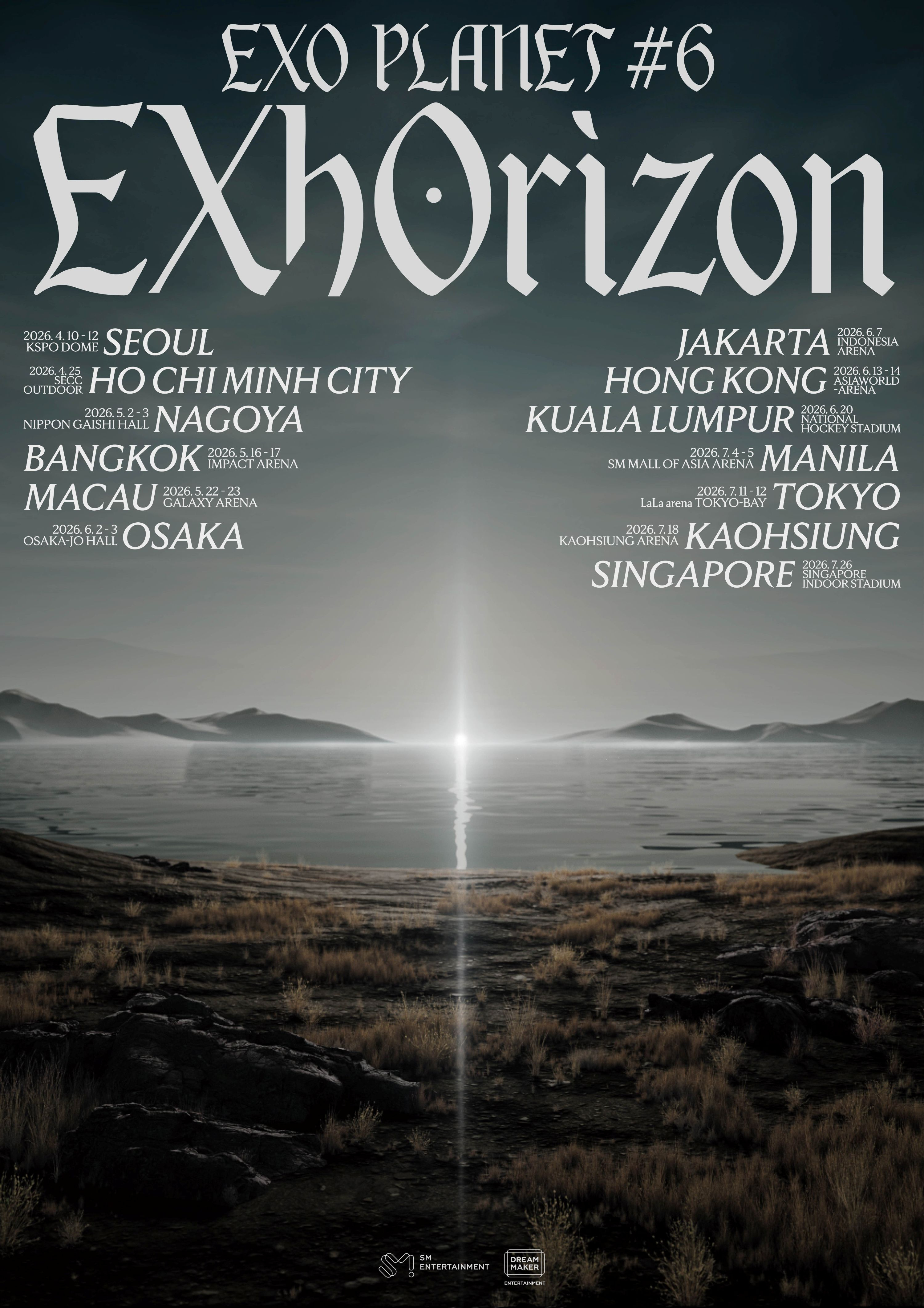 EXO PLANET #6 - EXhOrizon in JAPAN』 本日よりSMTOWN OFFICIAL JAPAN