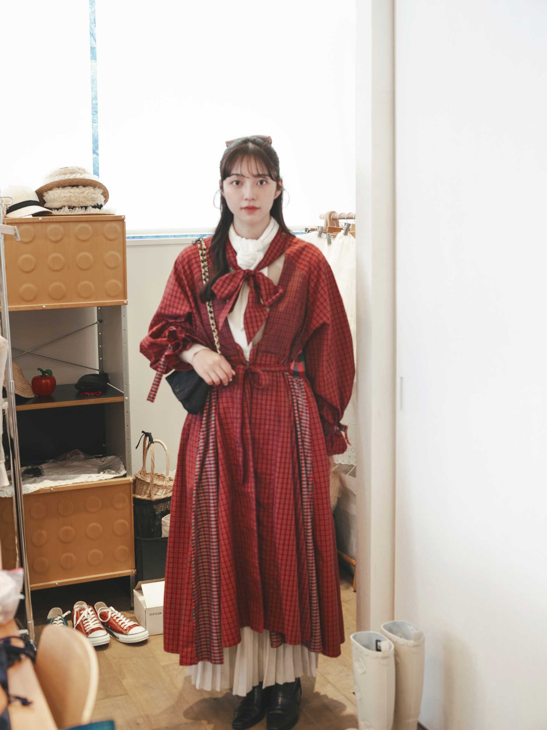 受注販売】羽織ワンピース〈keisuke kanda × familiar〉 | ファミリア