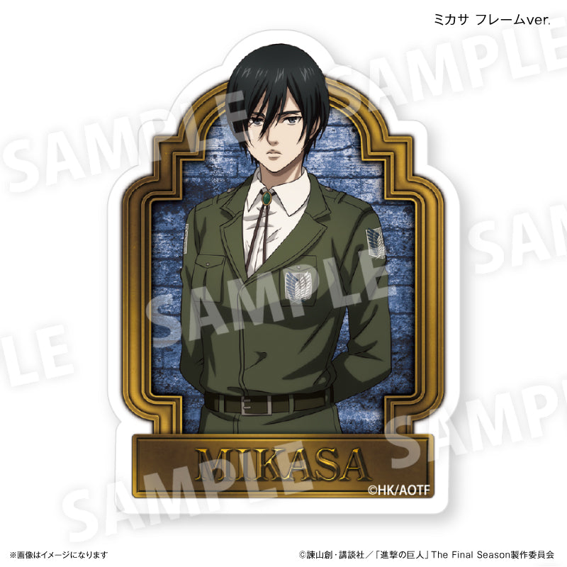 進撃の巨人 キラキラステッカー ミカサ フレームver. – FAN+Life