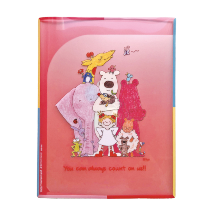 ココちゃん 4ポケットクリアフォルダー: ビジター表示商品｜ファンビ