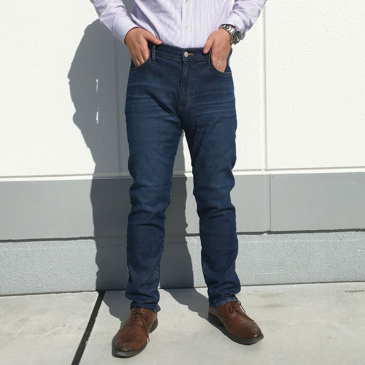 岡山デニム〕日本製メンズデニム テーパード 76 カラー64X(76 64X