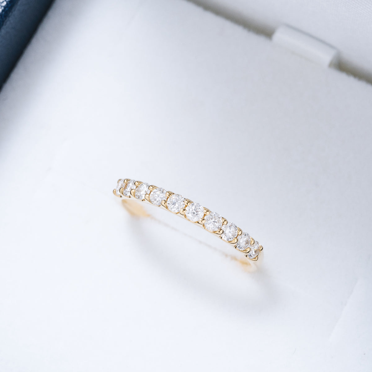 ハーフエタニティリング 0.3ct K18YG イエローゴールド – facett 公式