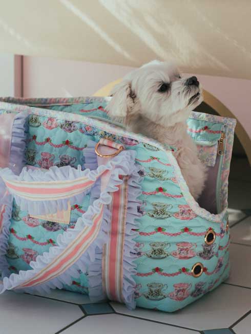 HARPER FAYE | ドッグキャリーバッグ - ミントティーカップ 【公式