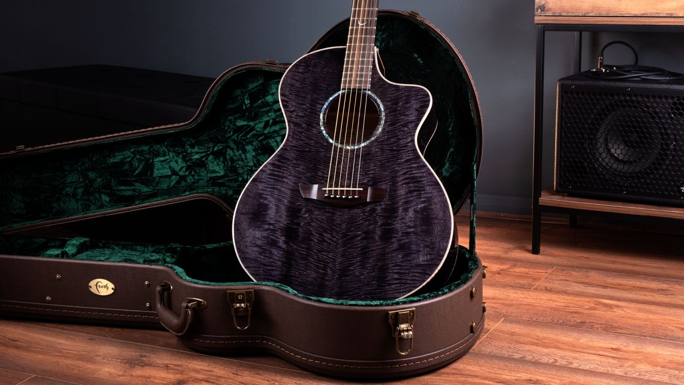 Faith FX Neptune Cutaway Electro Moondust Grey FXNCE-MD – Faith