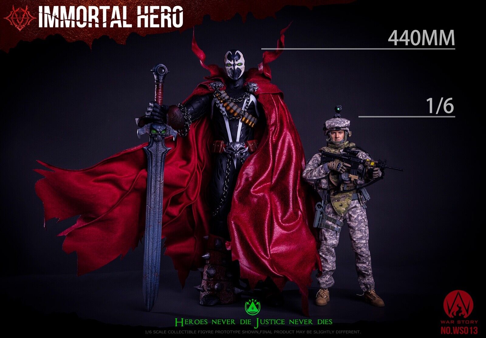 War Story 1/6 - Immortal Hero (spawn) · Fairway Hobbies