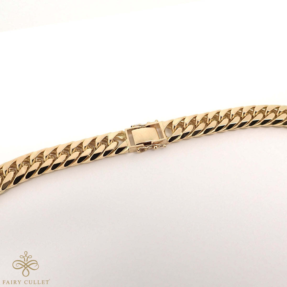 18金ネックレス K18 6面W喜平チェーン 日本製 検定印 315g 60cm 中留め