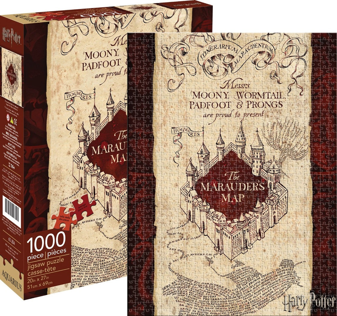 Marauder's Map Puzzle: HarryPotter Gifts & Collectibles | FairyGlen